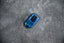 Metallic TPU Smart Car Key Fob Cover Case (2-Button, Glossy Blue)