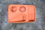 Universal Car Center Console Storage Organizer Tray - Dual Cup Holder & Storage Divider (Peach / Coral)