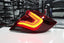 Custom Red LED Tail Light Assembly with C-Streak Light Bar