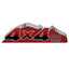 Universal "4X4 ULTIMATE OFFROAD PERFORMANCE" Red Mountain Graphic Vinyl Decal Sticker Set (Pair)