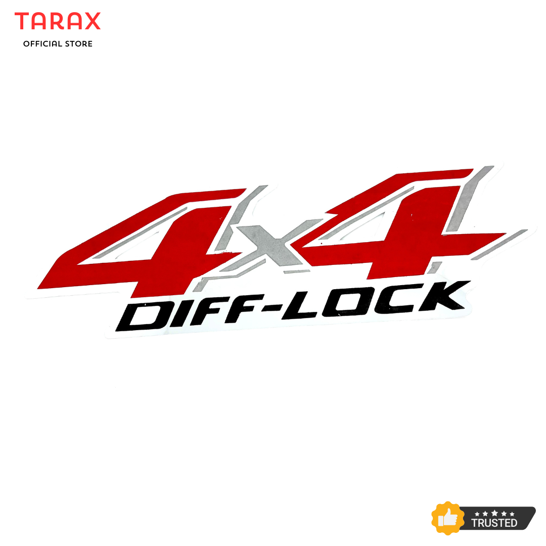 Universal "4X4 DIFF-LOCK" Off-Road Vinyl Decal Sticker Set (Pair) Main image