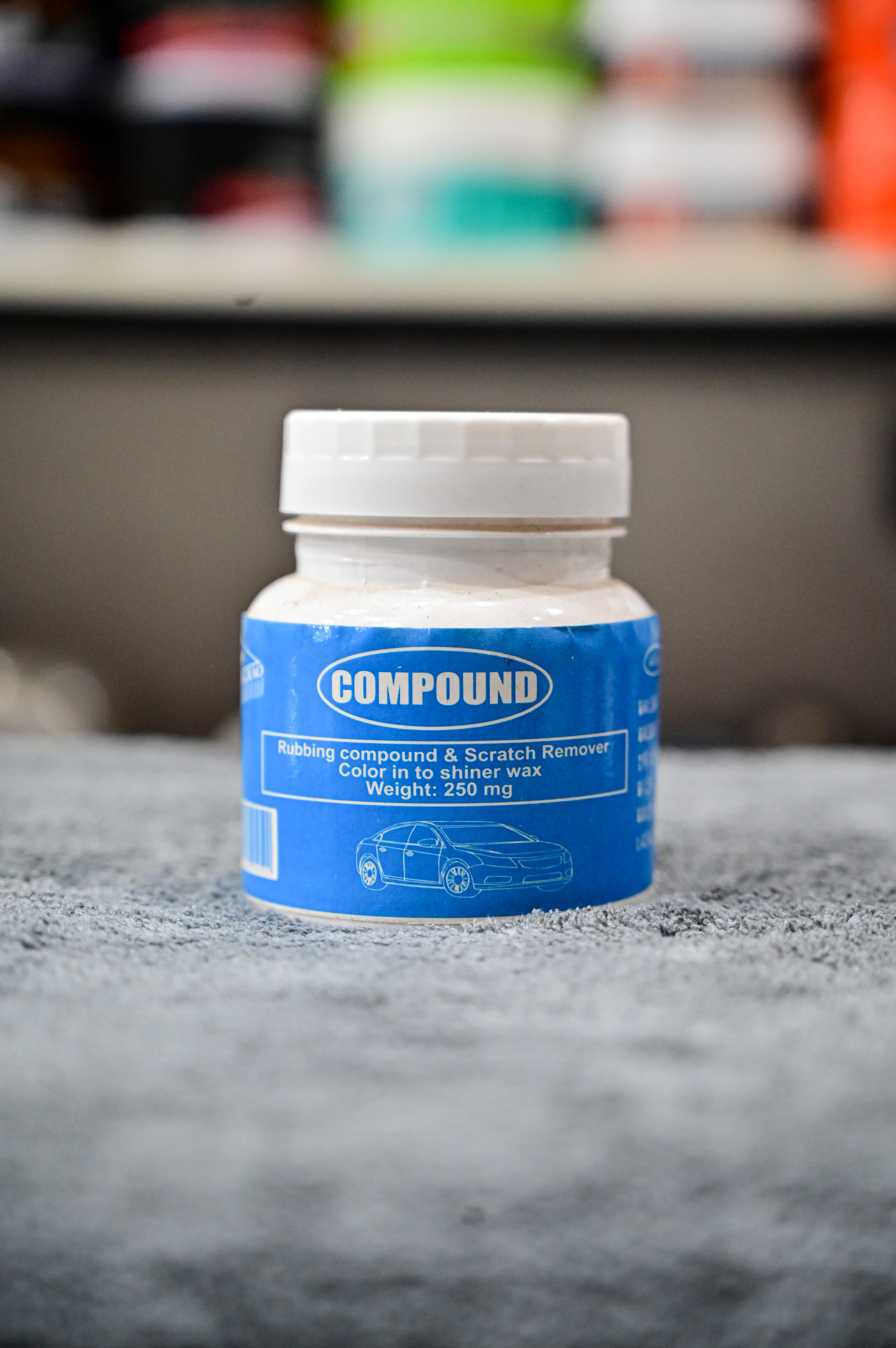 Rubbing Compound & Scratch Remover - Shiner Wax Paste (250g)