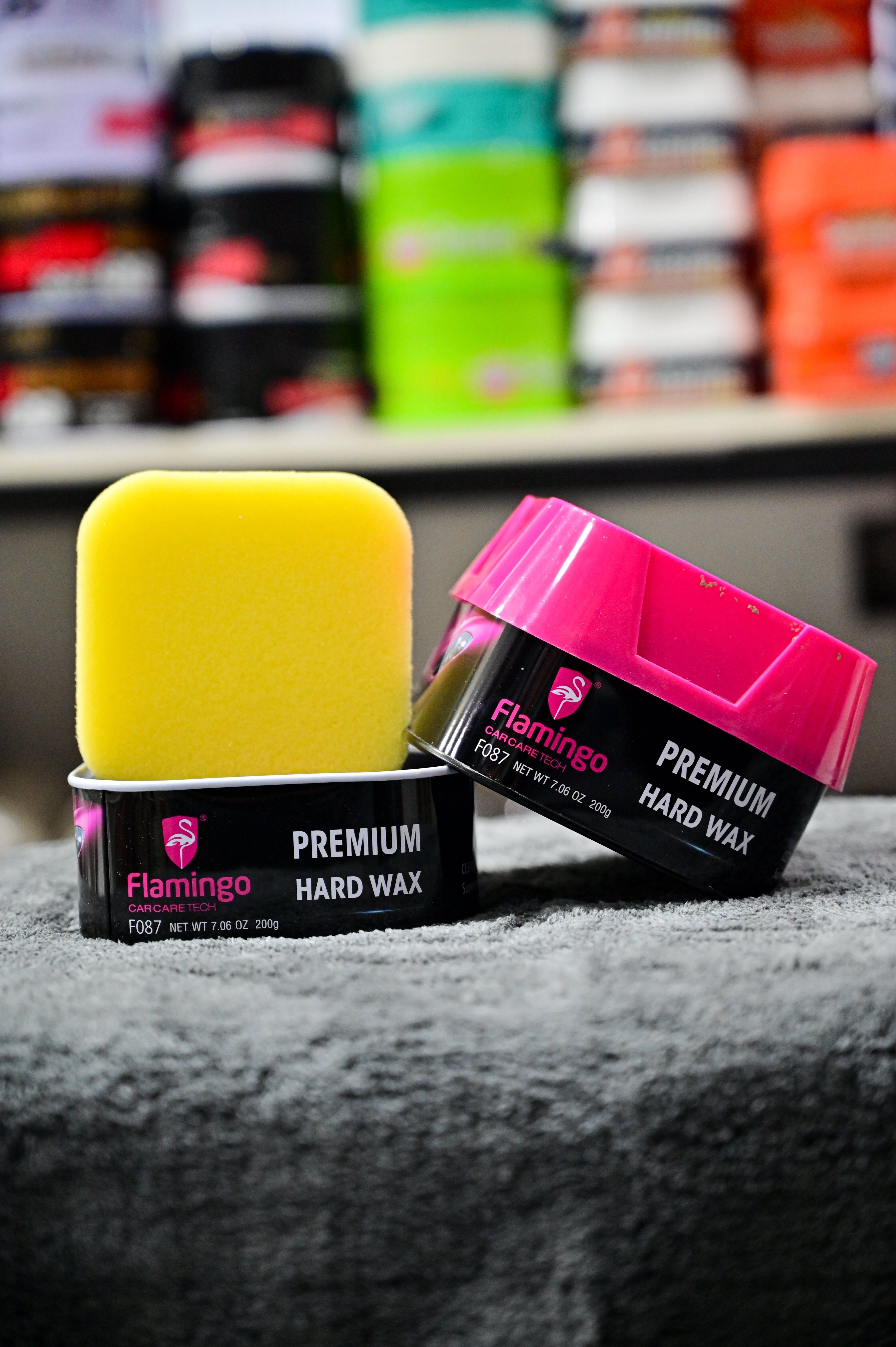 Flamingo Premium Hard Wax (F087 / 200g) - Car Care Tech Gloss & Protection Main image