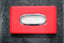 Luxury Red Leather Car & Home Tissue Box Holder