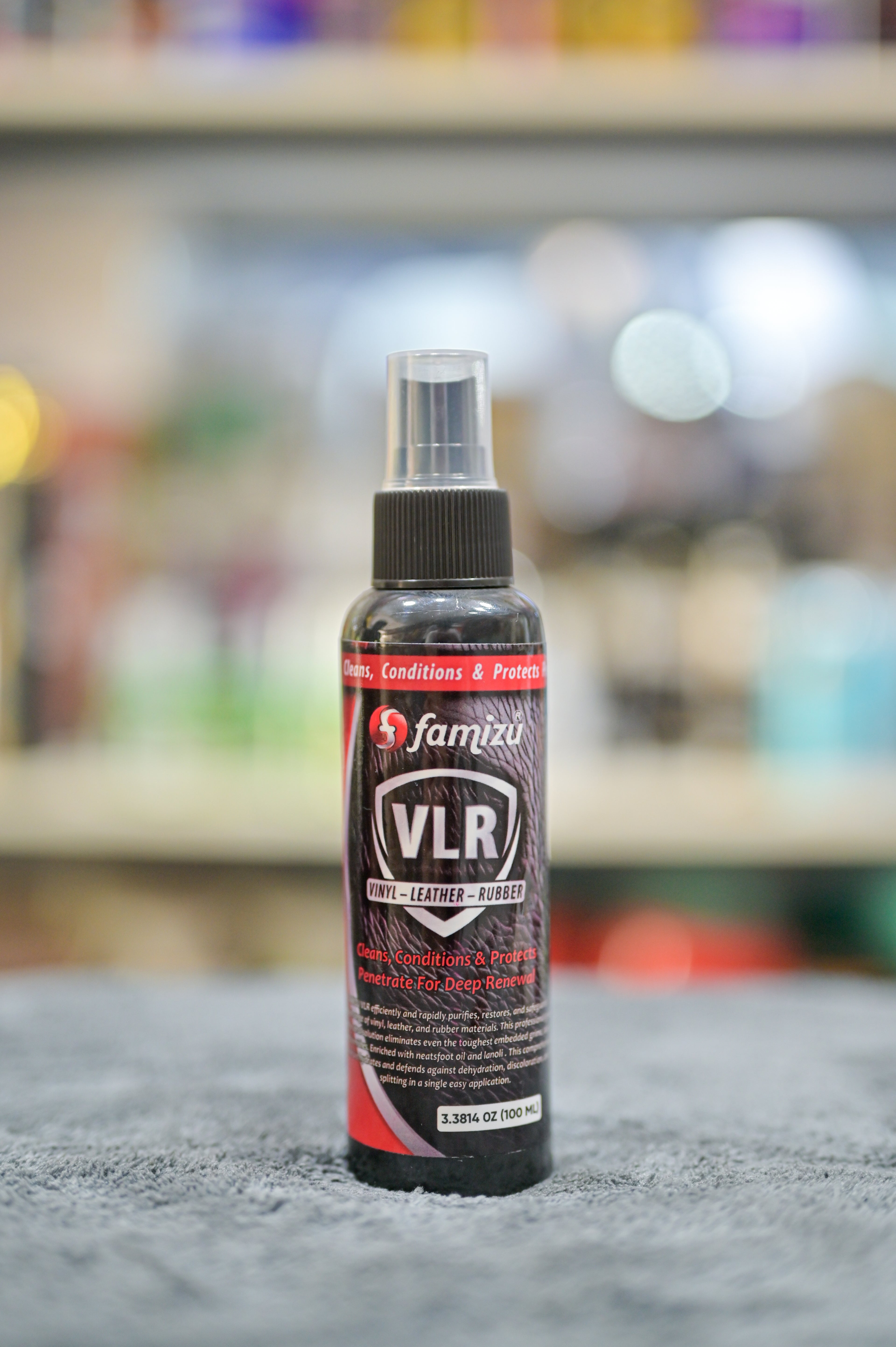 Famizu VLR Premium Vinyl, Leather & Rubber Cleaner and Conditioner (100ml)