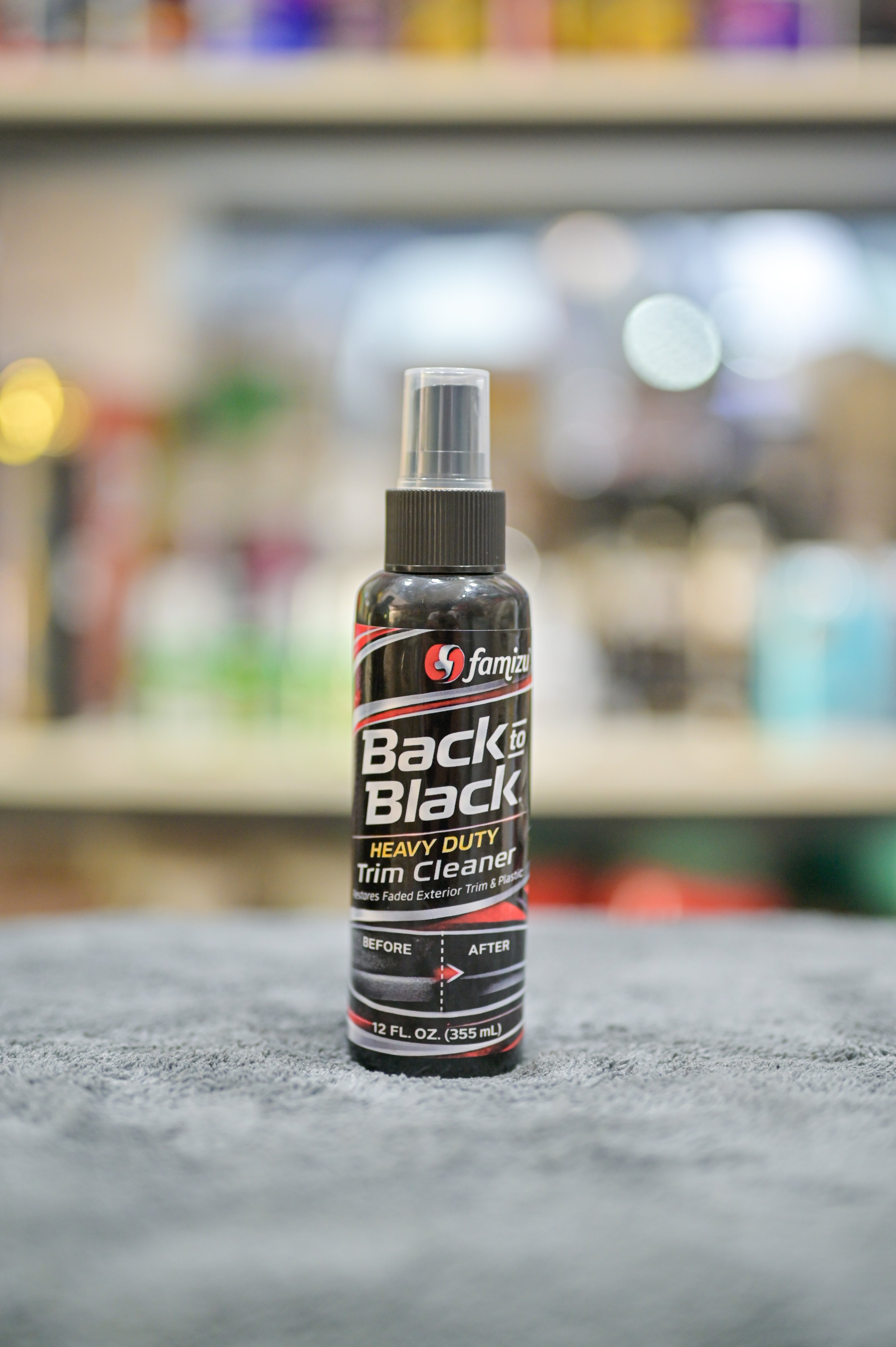 Famizu Back to Black Heavy Duty Trim Cleaner & Plastic Restorer (355ml)