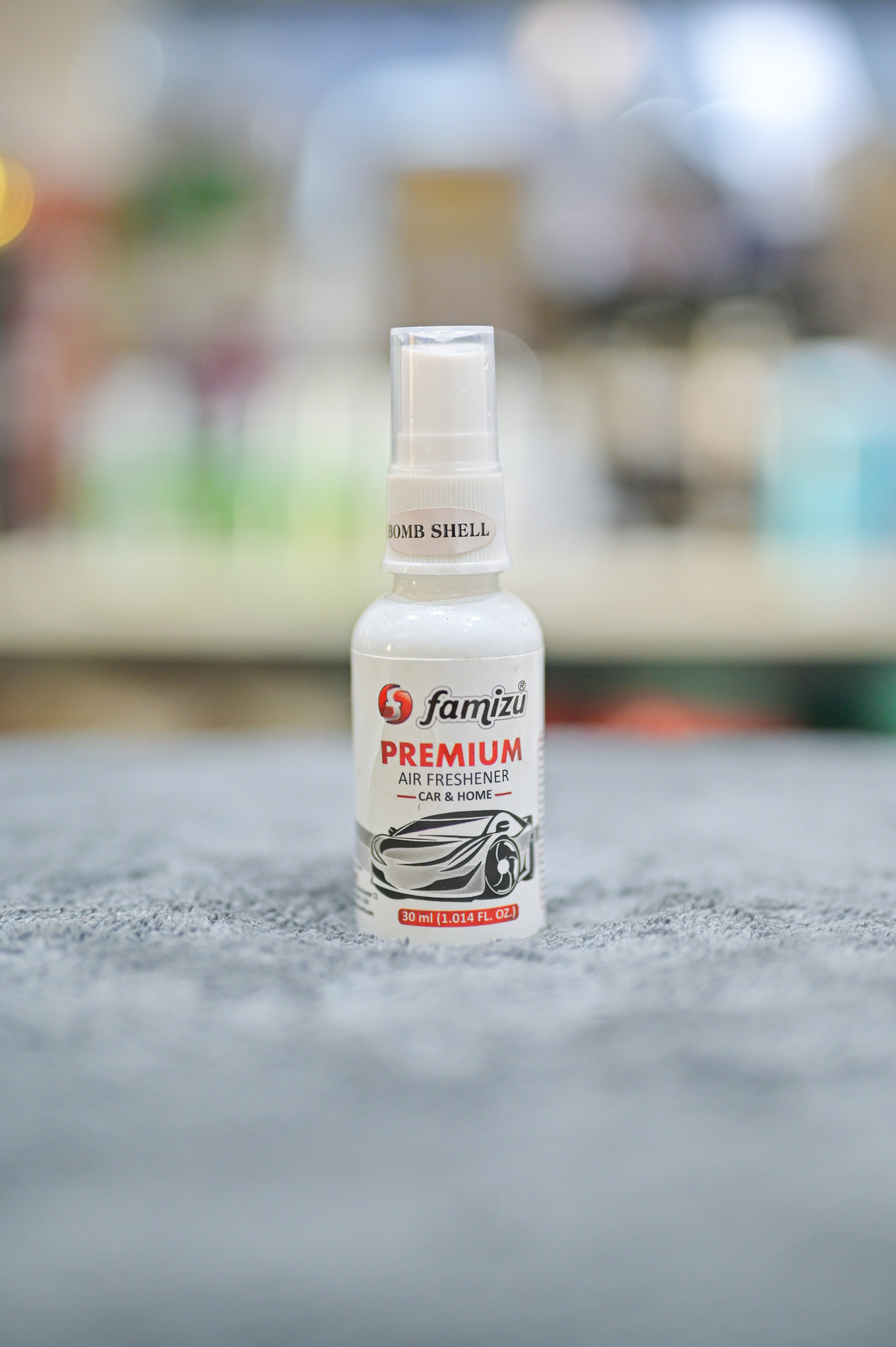 Famizu Premium Car & Home Air Freshener Spray - Bomb Shell Scent (30ml)