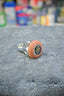 Premium Universal 5-Speed Manual Gear Shift Knob – Perforated Tan Leather & Full Chrome Base