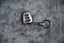 Premium TPU Smart Key Fob Cover with Ring Keychain (Silver Matte) - 4-Button Protection Case