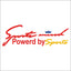"Sports Mind Powered by Sports" Red, Blue & Yellow Crown Vinyl Decal Sticker