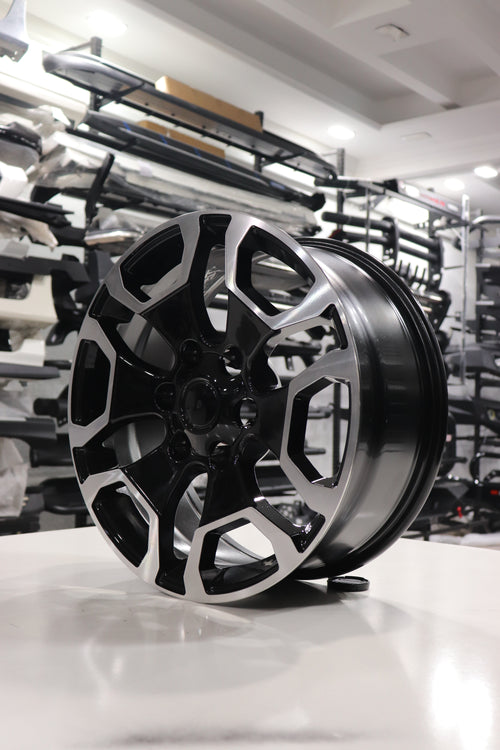 Off-Road Geometric Mesh Dual-Tone Machined Alloy Wheel (6-Lug)