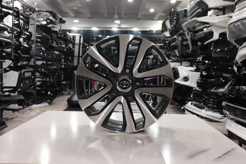 Toyota Dual-Tone Multi-Spoke Alloy Wheel Rim – Machined Silver & Gloss Black