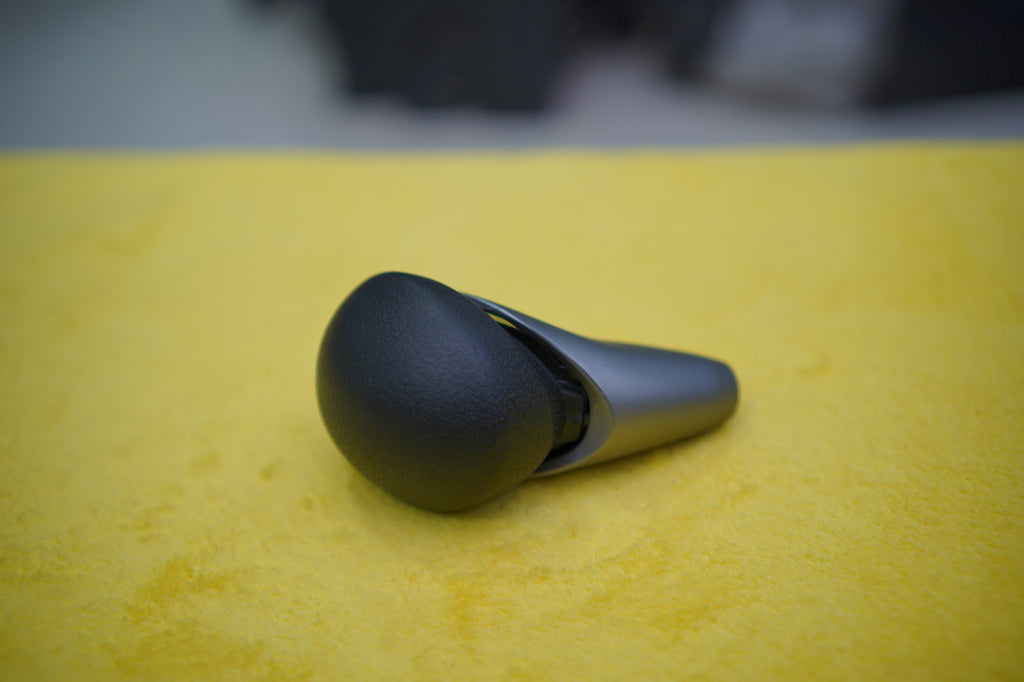 Honda Civic Reborn (2006–2012) Automatic Gear Shift Knob with Release Button – Matte Black & Silver